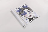 Papillon by Mercedes Lopez Charro. shown as a rolled paper print. Available as archival giclee rolled canvas, fine art paper, or poster print. SKU 64613h.