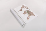 Passport to the World by Mercedes Lopez Charro. shown as a rolled paper print. Available as archival giclee rolled canvas, fine art paper, or poster print. SKU 71324i.