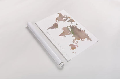 Passport to the World by Mercedes Lopez Charro. shown as a rolled paper print. Available as archival giclee rolled canvas, fine art paper, or poster print. SKU 71324i.