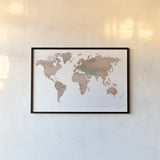 Passport to the World by Mercedes Lopez Charro. shown as a paper print in a black flame. Available as a archival giclee rolled canvas, fine art paper, or poster print. SKU 71324i.