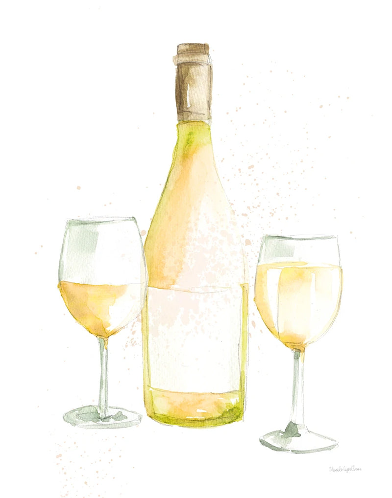 Pop the Cork II White Wine by Mercedes Lopez Charro
