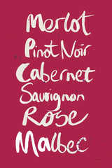 Pop the Cork Wine Words I by Mercedes Lopez Charro. SKU 77324h. Archival Giclee Fine art print for wall decor.