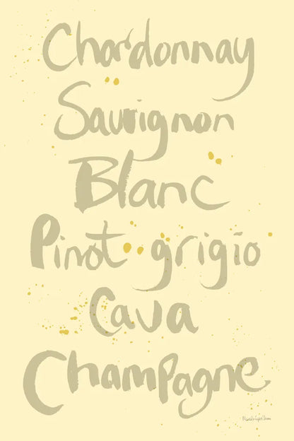 Pop the Cork Wine Words II by Mercedes Lopez Charro. SKU 77325h. Archival Giclee Fine art print for wall decor.