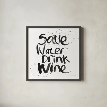 Pop the Cork XII v2 by Mercedes Lopez Charro. Shown in a sleek black glass frame for a contemporary gallery look. Available as an archival giclee rolled canvas, fine art paper, or poster print. SKU 74966a.