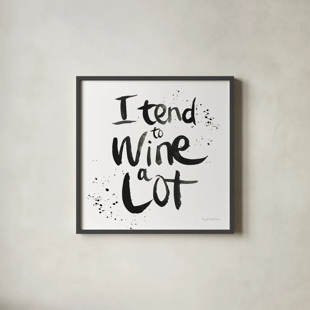 Pop the Cork XIV by Mercedes Lopez Charro. Shown in a sleek black glass frame for a contemporary gallery look. Available as an archival giclee rolled canvas, fine art paper, or poster print. SKU 74968a.