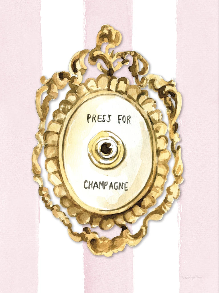 Press For Champagne I by Mercedes Lopez Charro