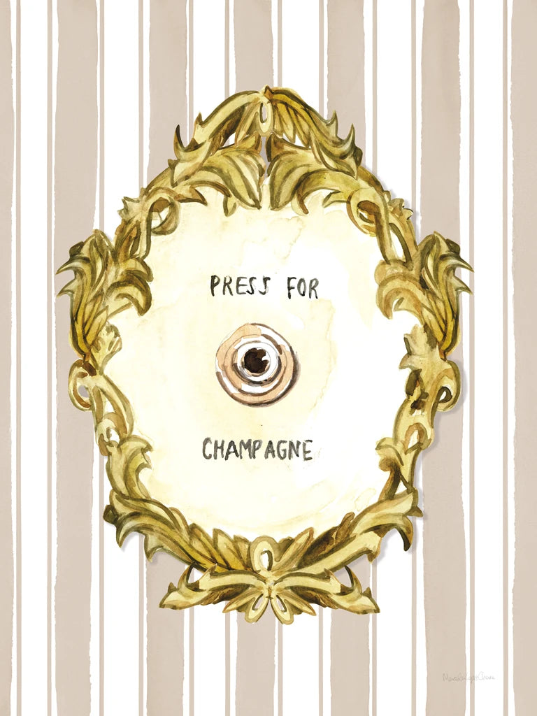 Press For Champagne II by Mercedes Lopez Charro
