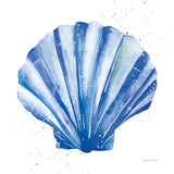 Scallop Shell Sq by Mercedes Lopez Charro. SKU 70066a. Archival Giclee Fine art print for wall decor.