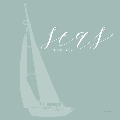Seas the Day by Mercedes Lopez Charro. SKU 68301a. Archival Giclee Fine art print for wall decor.