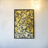 Serving Face by Mercedes Lopez Charro. shown as a paper print in a black flame. Available as a archival giclee rolled canvas, fine art paper, or poster print. SKU 87980h.