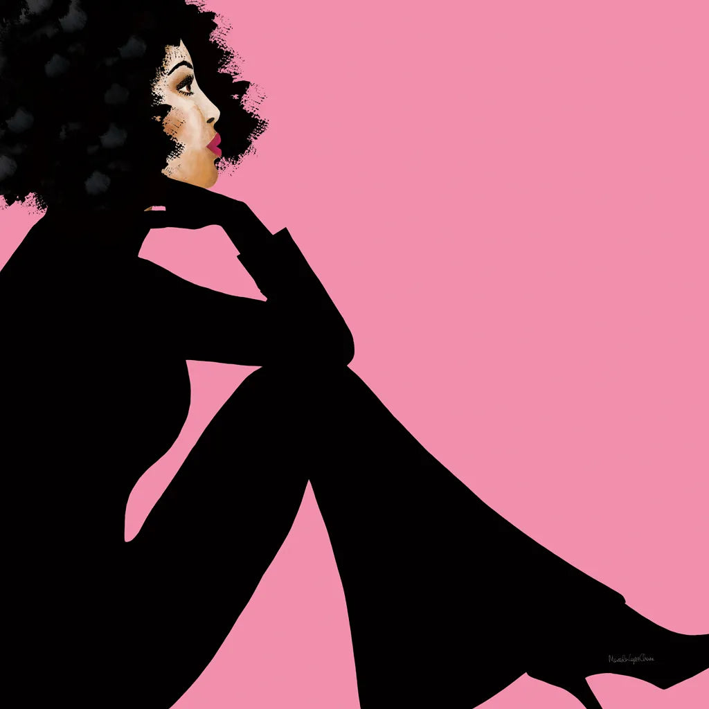 She is Everything I by Mercedes Lopez Charro. SKU 71322a. Archival Giclee Fine art print for wall decor.