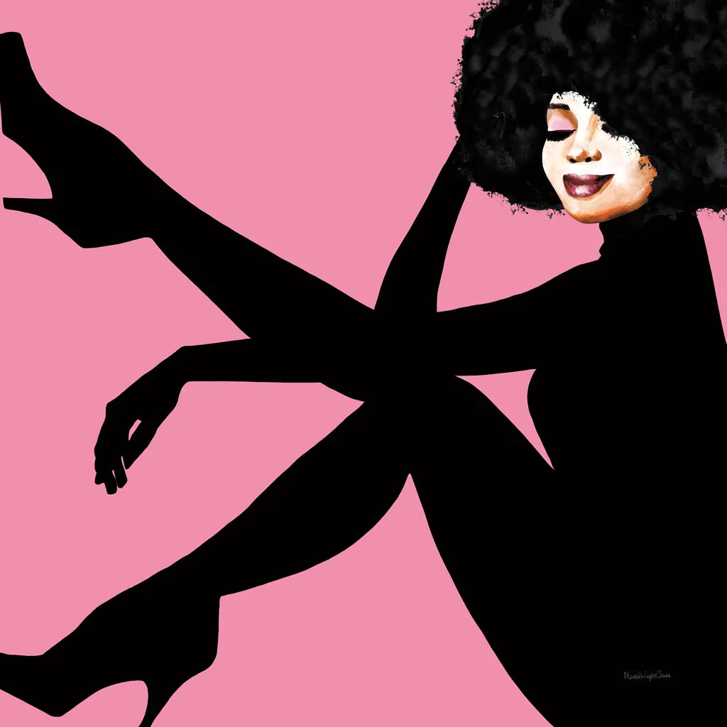 She is Everything II by Mercedes Lopez Charro. SKU 71323a. Archival Giclee Fine art print for wall decor.