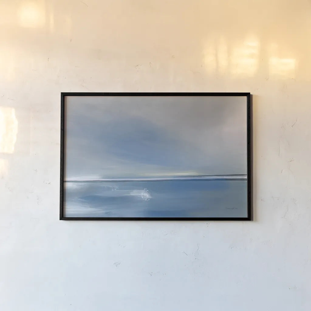 Shining Sea by Mercedes Lopez Charro. shown as a paper print in a black flame. Available as a archival giclee rolled canvas, fine art paper, or poster print. SKU 67956i.