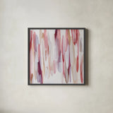 Shortcake I by Mercedes Lopez Charro. Shown in a sleek black glass frame for a contemporary gallery look. Available as an archival giclee rolled canvas, fine art paper, or poster print. SKU 101411a.