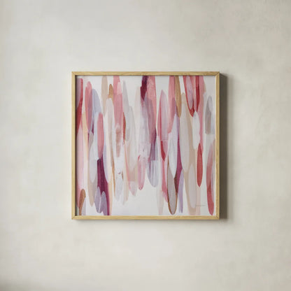 Shortcake I by Mercedes Lopez Charro. Shown in a natural wood glass frame for a timeless modern aesthetic. Available as an archival giclee rolled canvas, fine art paper, or poster print. SKU 101411a.