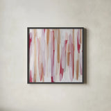 Shortcake II by Mercedes Lopez Charro. Shown in a sleek black glass frame for a contemporary gallery look. Available as an archival giclee rolled canvas, fine art paper, or poster print. SKU 101412a.