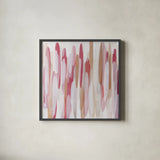 Shortcake III by Mercedes Lopez Charro. Shown in a sleek black glass frame for a contemporary gallery look. Available as an archival giclee rolled canvas, fine art paper, or poster print. SKU 101413a.