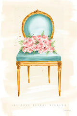 Sitting Pretty II by Mercedes Lopez Charro. SKU 72239h. Archival Giclee Fine art print for wall decor.