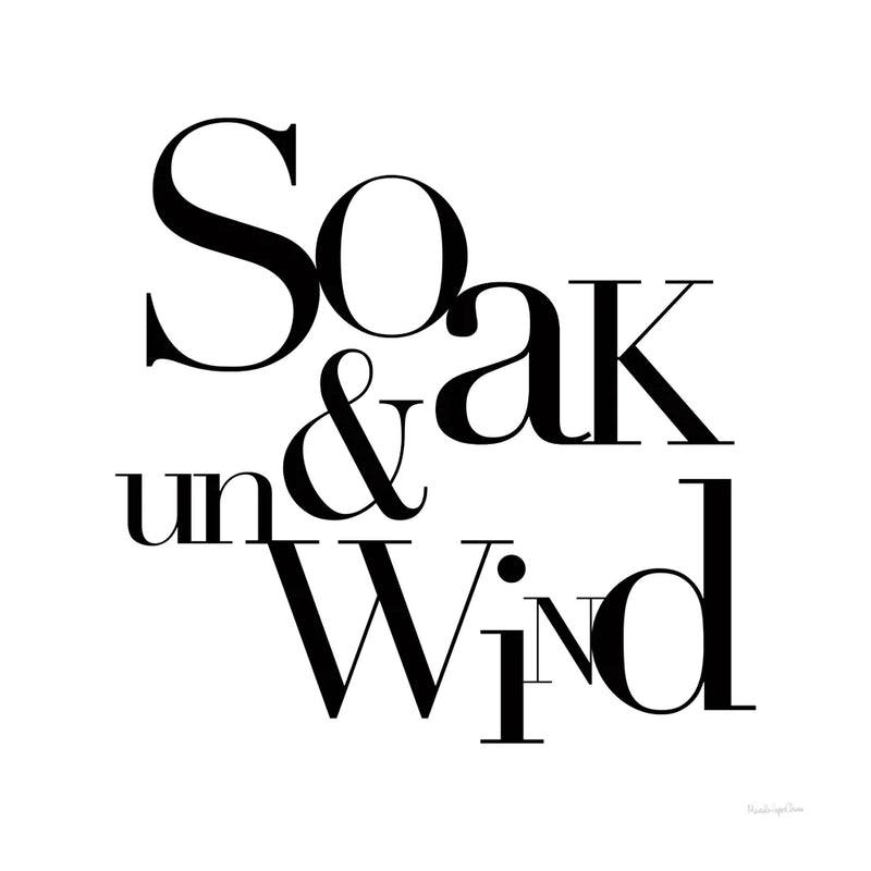 Soak and Unwind by Mercedes Lopez Charro. SKU 75812a. Archival Giclee Fine art print for wall decor.