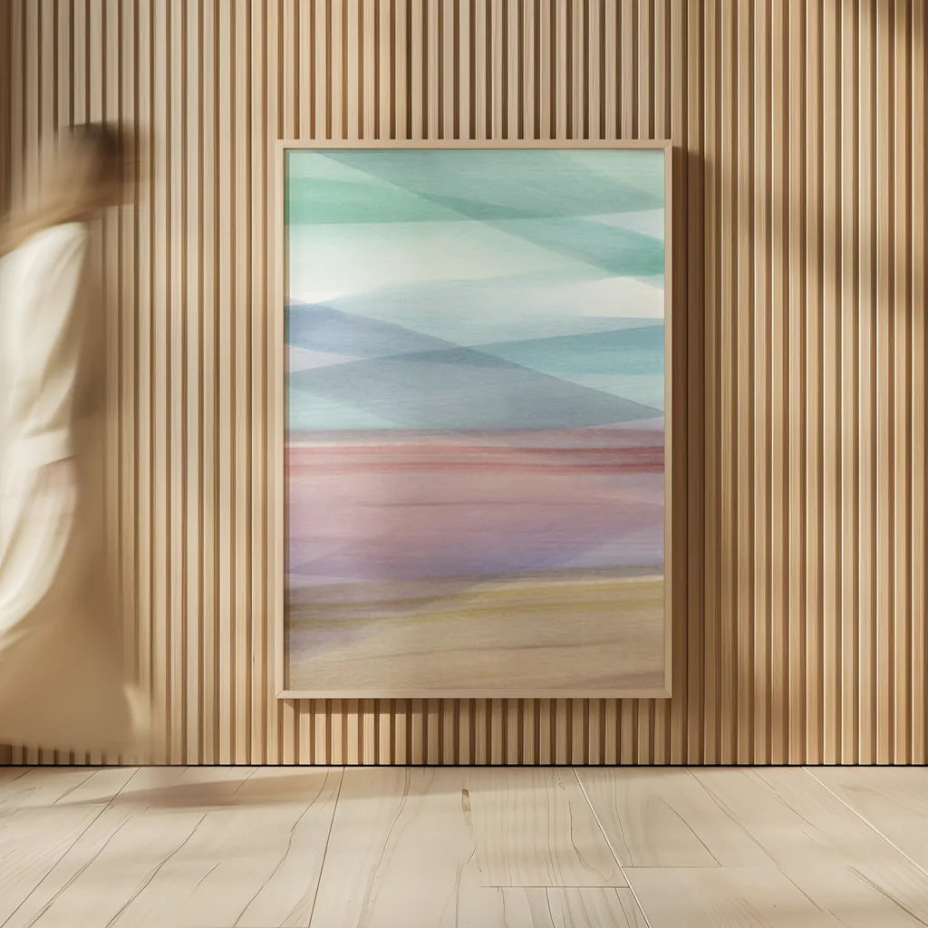 Soft Summer I by Mercedes Lopez Charro. shown as over sized large wall art. Available as an archival giclee rolled canvas, fine art paper, or poster print. SKU 66362h.