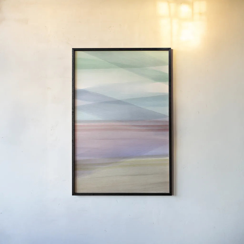 Soft Summer I by Mercedes Lopez Charro. shown as a paper print in a black flame. Available as a archival giclee rolled canvas, fine art paper, or poster print. SKU 66362h.
