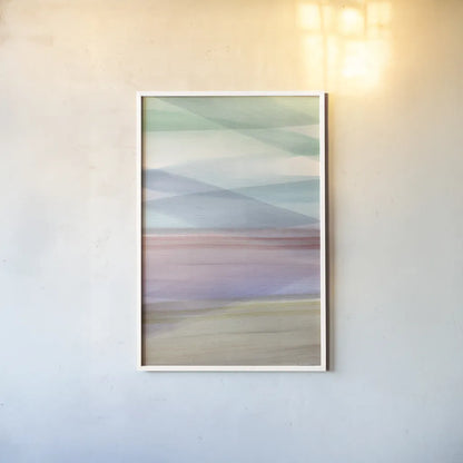 Soft Summer I by Mercedes Lopez Charro. shown as a paper print in a white frame. Available as a archival giclee rolled canvas, fine art paper, or poster print. SKU 66362h.
