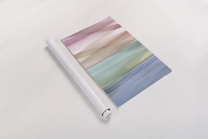 Soft Summer I Warm by Mercedes Lopez Charro. shown as a rolled paper print. Available as archival giclee rolled canvas, fine art paper, or poster print. SKU 66368h.