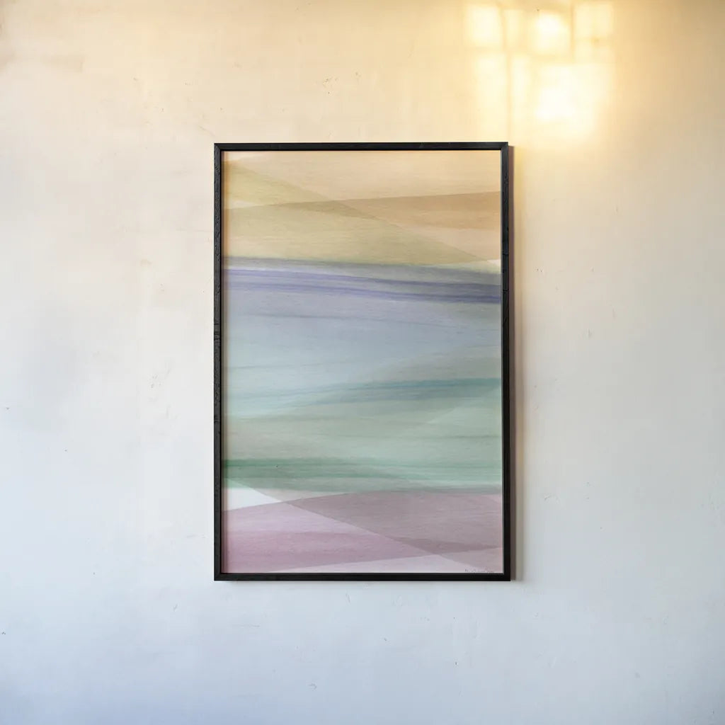 Soft Summer II by Mercedes Lopez Charro. shown as a paper print in a black flame. Available as a archival giclee rolled canvas, fine art paper, or poster print. SKU 66363h.