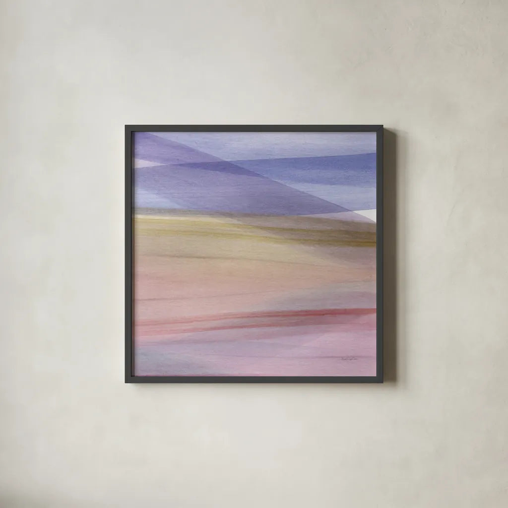 Soft Summer VI by Mercedes Lopez Charro. Shown in a sleek black glass frame for a contemporary gallery look. Available as an archival giclee rolled canvas, fine art paper, or poster print. SKU 66367a.