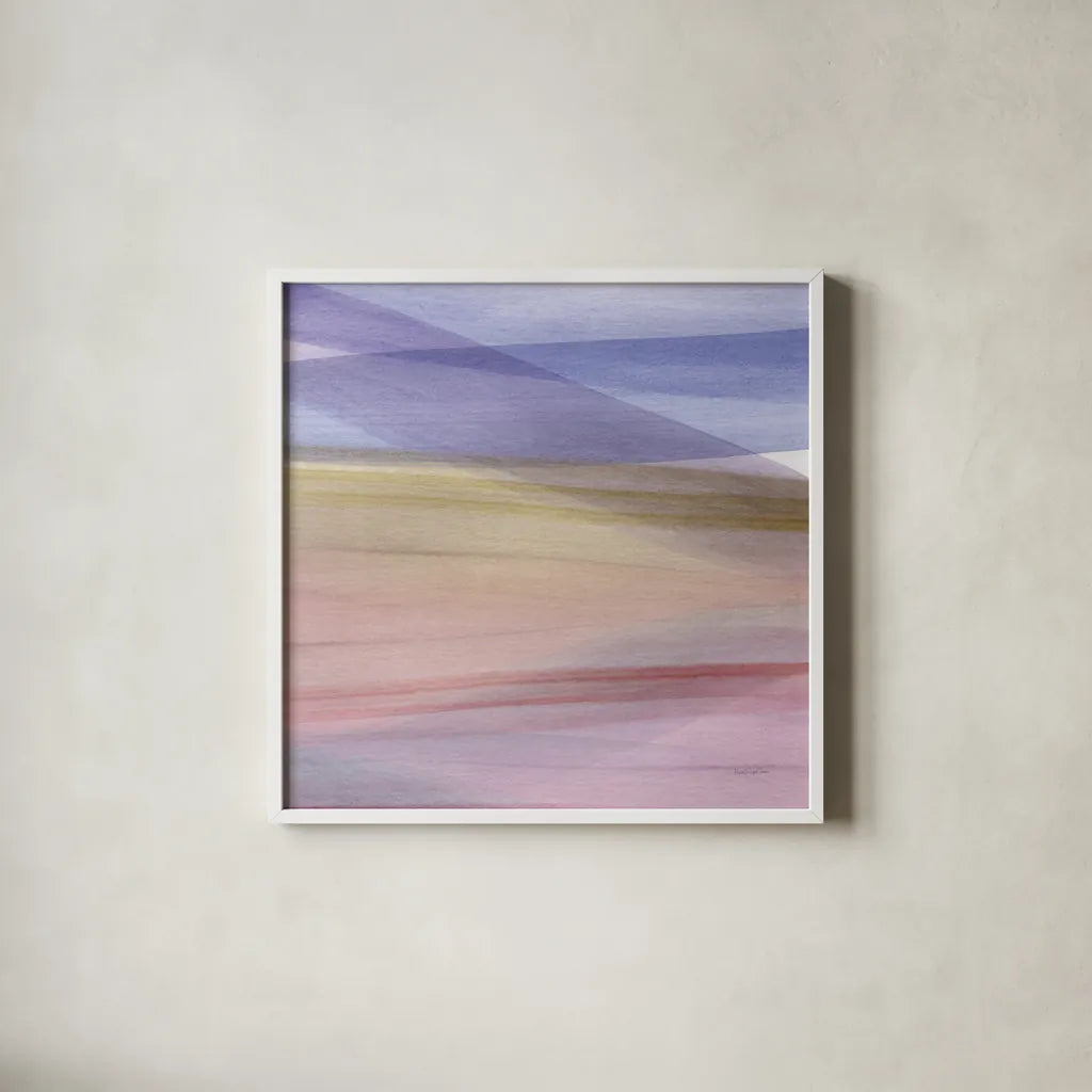 Soft Summer VI by Mercedes Lopez Charro. Shown in a crisp white glass frame for a clean and minimalist style. Available as an archival giclee rolled canvas, fine art paper, or poster print. SKU 66367a.
