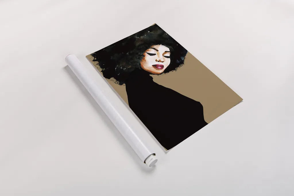 Soul by Mercedes Lopez Charro. shown as a rolled paper print. Available as archival giclee rolled canvas, fine art paper, or poster print. SKU 70520h.