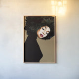 Soul by Mercedes Lopez Charro. shown as a paper print in a natural frame. Available as a archival giclee rolled canvas, fine art paper, or poster print. SKU 70520h.