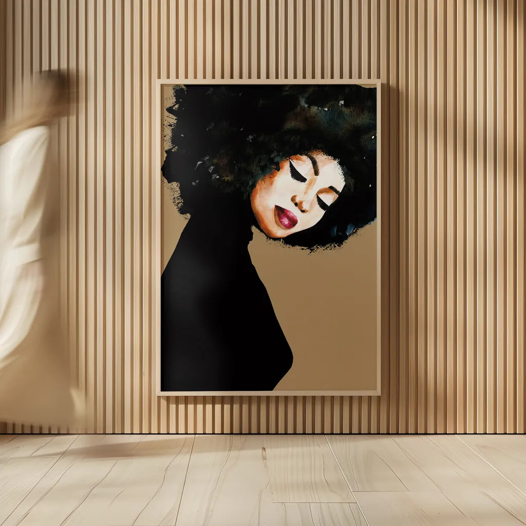 Soul v2 by Mercedes Lopez Charro. shown as over sized large wall art. Available as an archival giclee rolled canvas, fine art paper, or poster print. SKU 71461h.