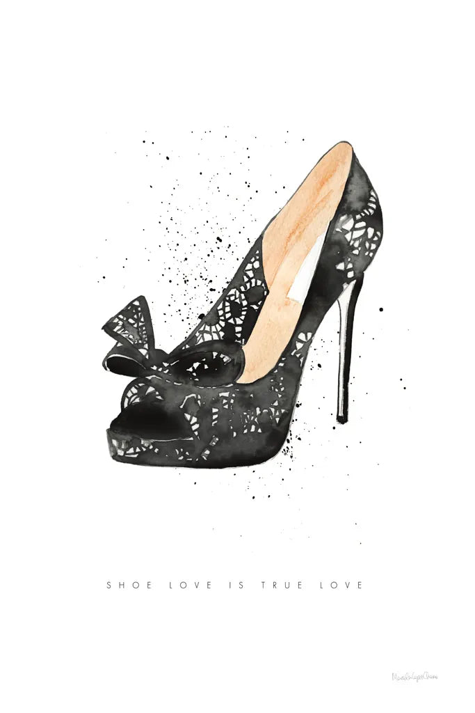 Stiletto Style IV by Mercedes Lopez Charro. SKU 67960h. Archival Giclee Fine art print for wall decor.