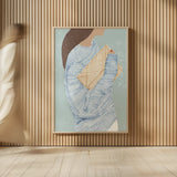 Striped I by Mercedes Lopez Charro. shown as over sized large wall art. Available as an archival giclee rolled canvas, fine art paper, or poster print. SKU 85784h.