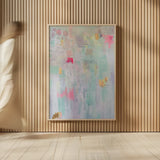 Summer House by Mercedes Lopez Charro. shown as over sized large wall art. Available as an archival giclee rolled canvas, fine art paper, or poster print. SKU 102787h.