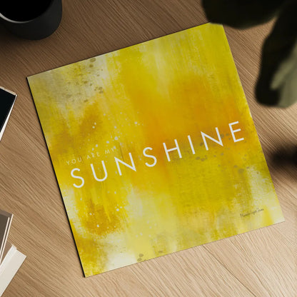 Sunshine by Mercedes Lopez Charro. Shown as a detailed flat fine art print, highlighting archival giclee quality. Available as an archival giclee rolled canvas, fine art paper, or poster print. SKU 67817a.