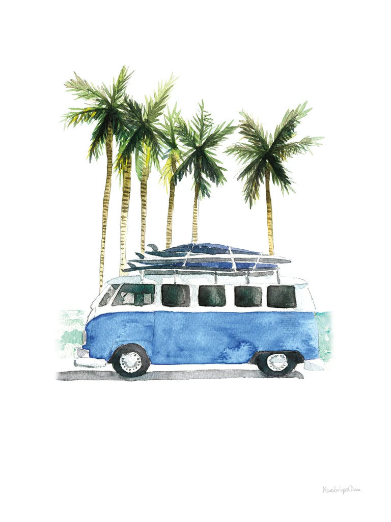Surf Days II No Words Crop by Mercedes Lopez Charro