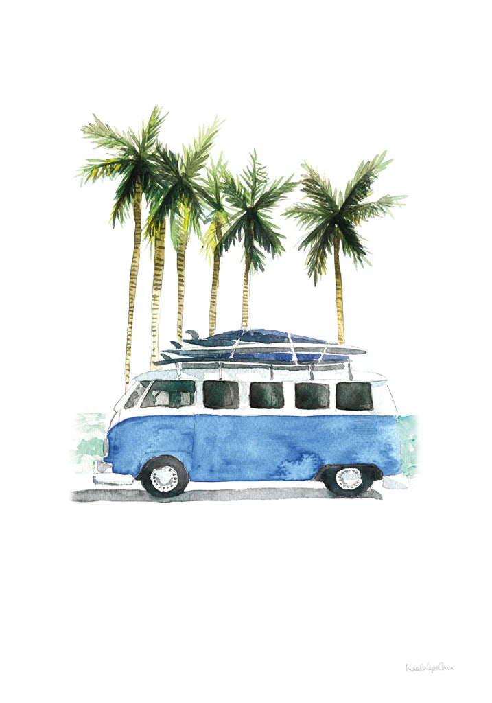 Surf Days II No Words Crop by Mercedes Lopez Charro
