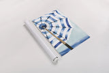 Surf and Sun I by Mercedes Lopez Charro. shown as a rolled paper print. Available as archival giclee rolled canvas, fine art paper, or poster print. SKU 70154h.