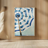 Surf and Sun I by Mercedes Lopez Charro. shown as over sized large wall art. Available as an archival giclee rolled canvas, fine art paper, or poster print. SKU 70154h.