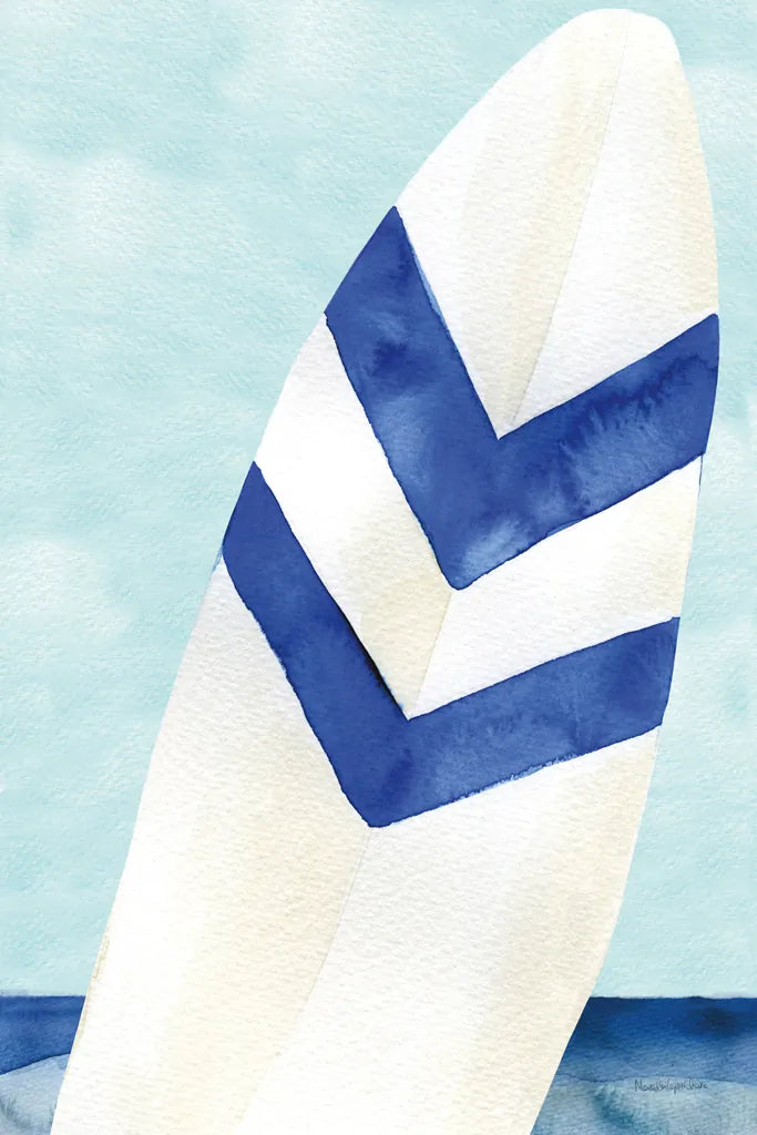 Surf and Sun II by Mercedes Lopez Charro. SKU 70155h. Archival Giclee Fine art print for wall decor.