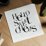 Sweet Cheeks by Mercedes Lopez Charro. Shown as a detailed flat fine art print, highlighting archival giclee quality. Available as an archival giclee rolled canvas, fine art paper, or poster print. SKU 75814a.