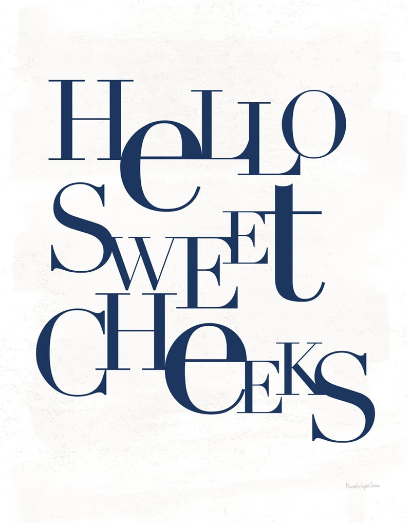Sweet Cheeks Navy by Mercedes Lopez Charro