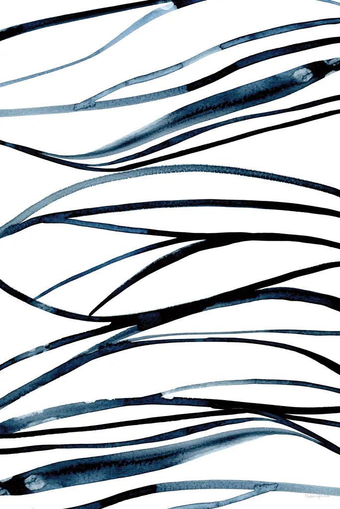 Threads of Blue I by Mercedes Lopez Charro. SKU 79528h. Archival Giclee Fine art print for wall decor.