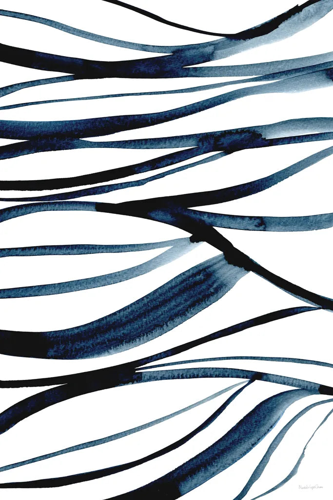 Threads of Blue II by Mercedes Lopez Charro. SKU 79529h. Archival Giclee Fine art print for wall decor.