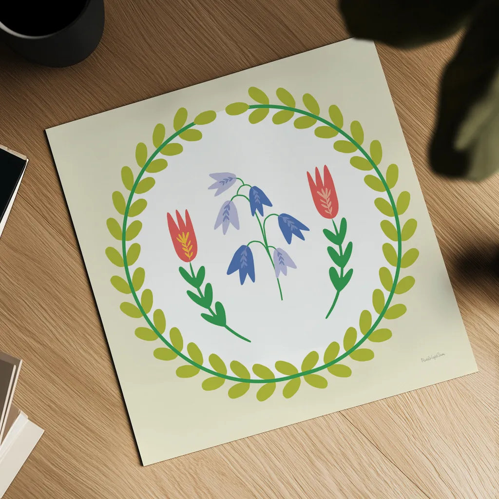 Time To Bloom III by Mercedes Lopez Charro. Shown as a detailed flat fine art print, highlighting archival giclee quality. Available as an archival giclee rolled canvas, fine art paper, or poster print. SKU 83293a.