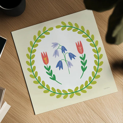 Time To Bloom III by Mercedes Lopez Charro. Shown as a detailed flat fine art print, highlighting archival giclee quality. Available as an archival giclee rolled canvas, fine art paper, or poster print. SKU 83293a.