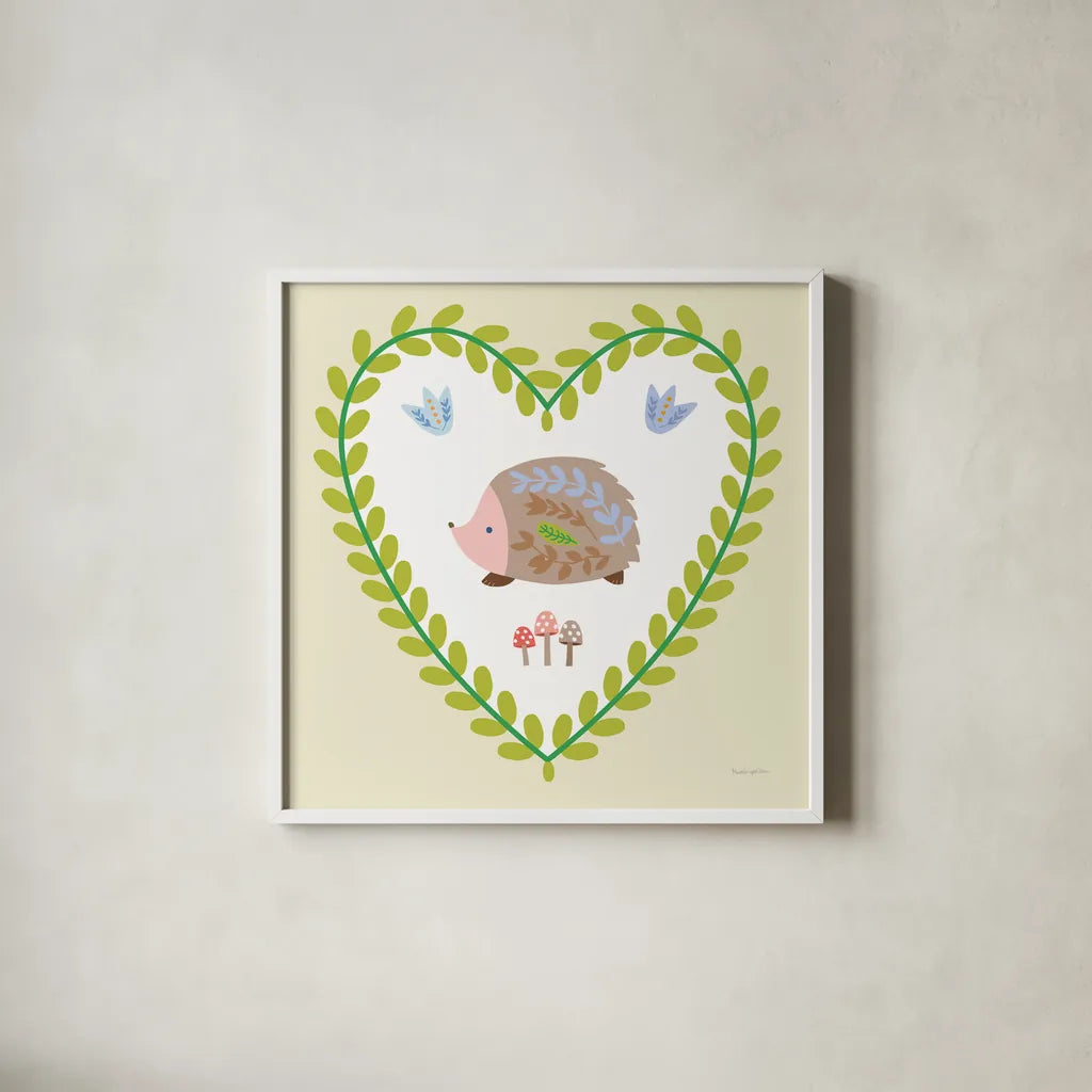 Time To Bloom V by Mercedes Lopez Charro. Shown in a crisp white glass frame for a clean and minimalist style. Available as an archival giclee rolled canvas, fine art paper, or poster print. SKU 83295a.