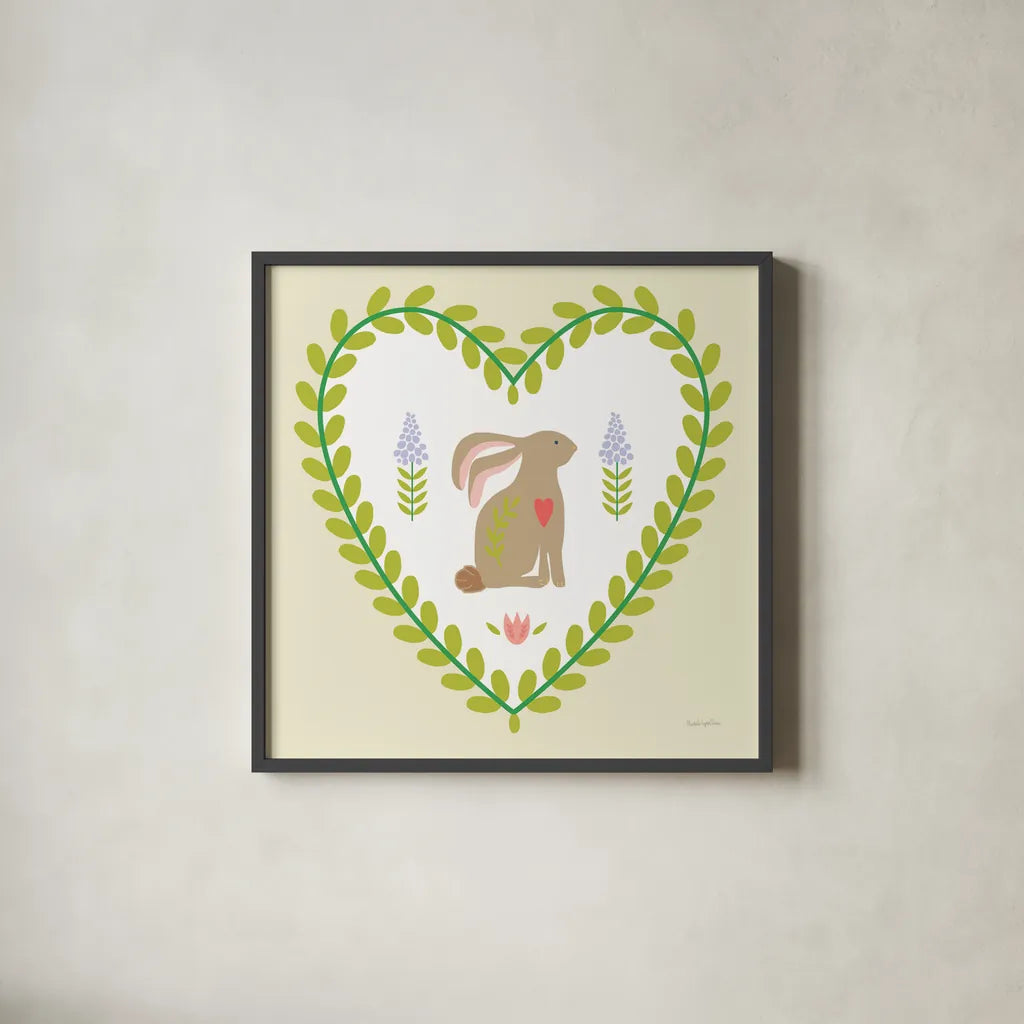 Time To Bloom VI by Mercedes Lopez Charro. Shown in a sleek black glass frame for a contemporary gallery look. Available as an archival giclee rolled canvas, fine art paper, or poster print. SKU 83296a.